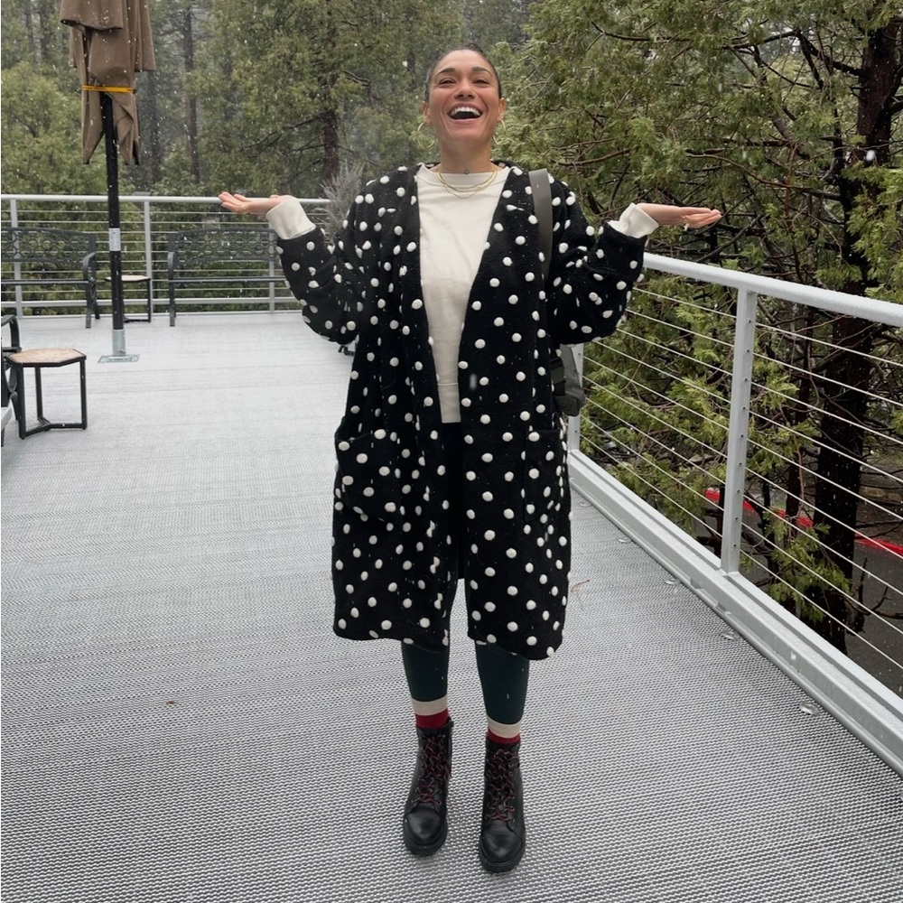 Farm Rio Polka Dots Duster Cardigan M